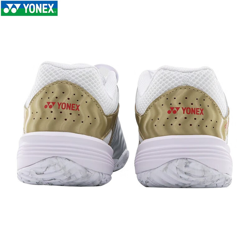 YONEX Badminton Shoes Spring Summer Professional Competition Training Cushioning Breathable Sports Shoes SHB520WCR White Blue Size 43 19