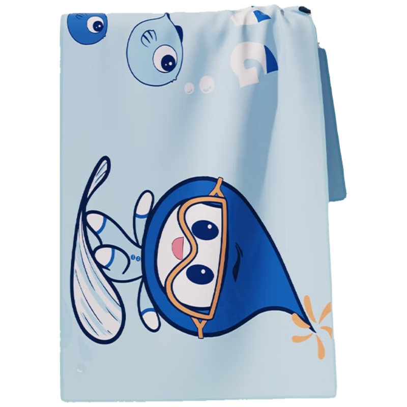 Li-Ning Children's Quick-Dry Bath Towel, for Boys And Girls, Swimming-Specific Sports Beach Towel, Absorbent Quick-Drying Robe, Portable Cape