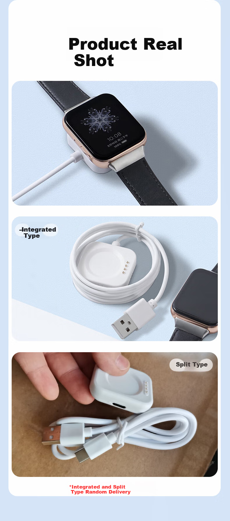Masentek Magnetic Wireless Fast Charging Dock for OPPO Watch 4 Pro/Watch S/3 Pro/X2/X/SE/4/3/2 and OnePlus Watch 2 Accessories 9
