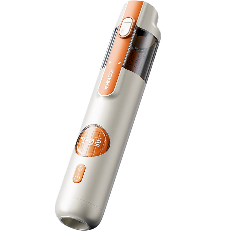KONKA Car Vacuum Cleaner with Strong Suction, Wireless Handheld Vacuum for Cars And Home Use, Powerful Blowing And Suction All-In Machine, Portable Car Desktop Handheld Vacuum for Pet Hair
