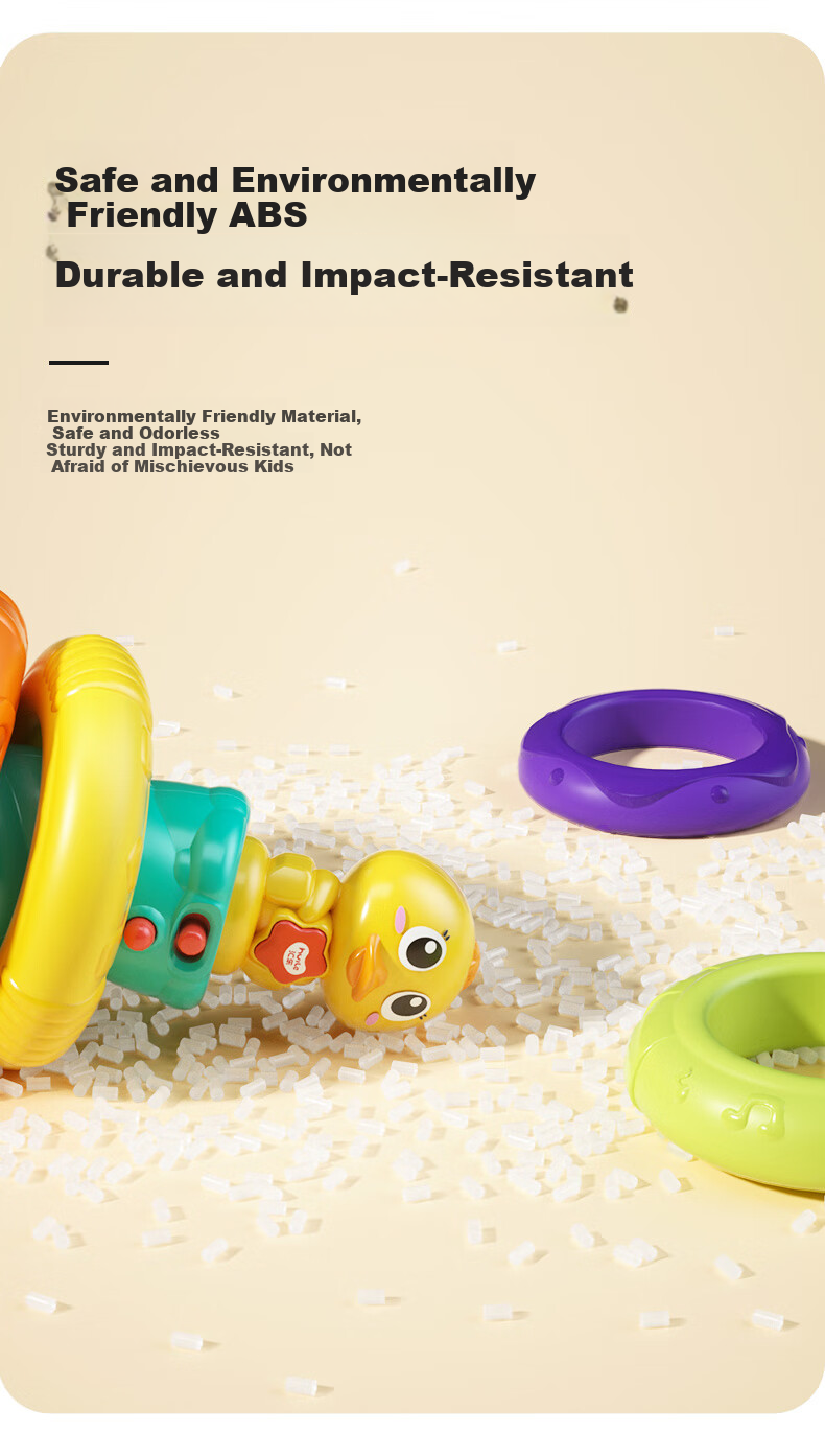HuiLe Toys Montessori Busy Board Early Education Baby Toy for 1-3 Years Old Boys and Girls Birthday Gift 6