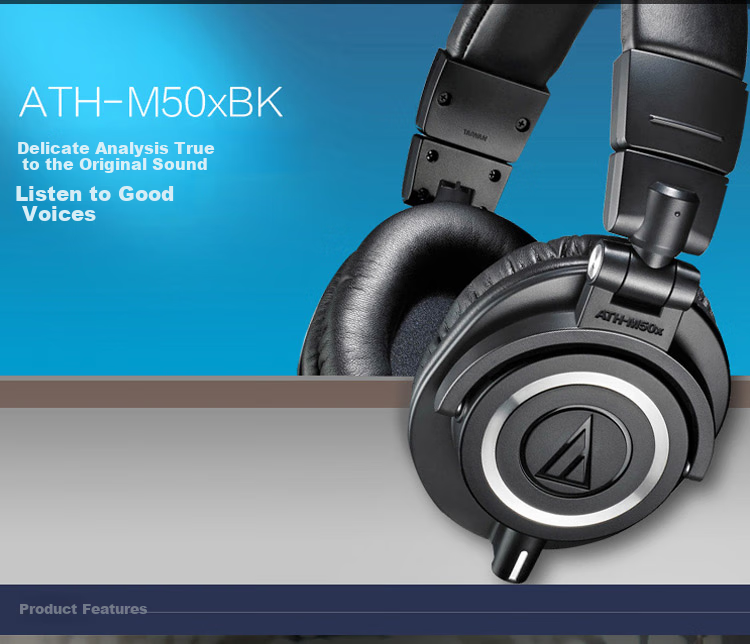 Audio-Technica ATH-M70X High-End Professional Recording Headphones with Accurate Sound Reproductio 2