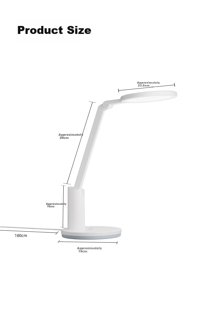 Haoshili Eye Protection Study Lamp for Bedroom, Students And Children, Bedside Reading And Writing LED Light TG035Pro 13