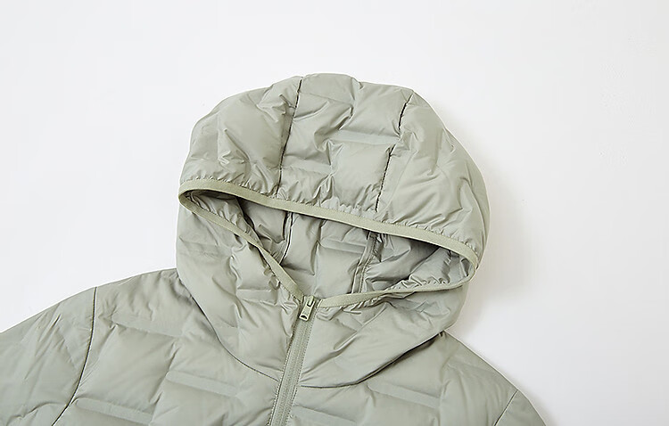 Demana [Milk Ball First Snow] Women's Winter High Warmth 90% Duck Down Quilted Tape Edge Down Jacket 36