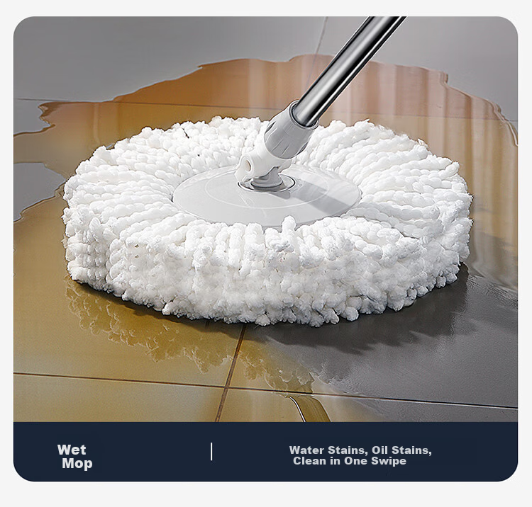 MARYYA Rotating Mop Replacement Mop Head, 3 Pieces in Total, Multiple Styles Available 5