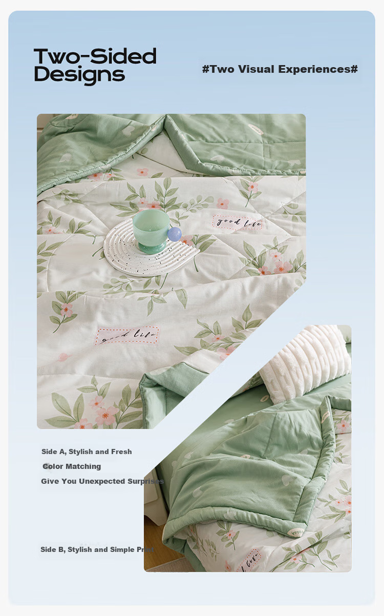 MUJI [Inside and Outside 100% Cotton] Class A 100% Xinjiang Cotton Quilt Pure Cotton Air Conditioning Quilt Summer Quilt Core 200*230cm 6