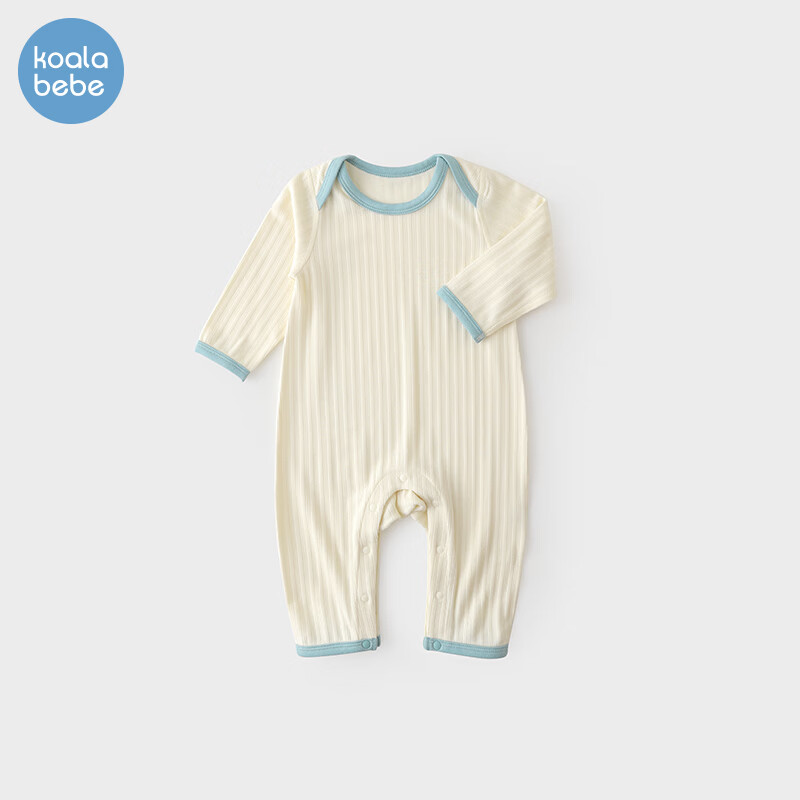 Koala Noses Baby Clothes Spring Autumn Infant Romper Autumn Outfits Bodysuit Crawling Suit Base Layer Sleepwear Color Block Plush