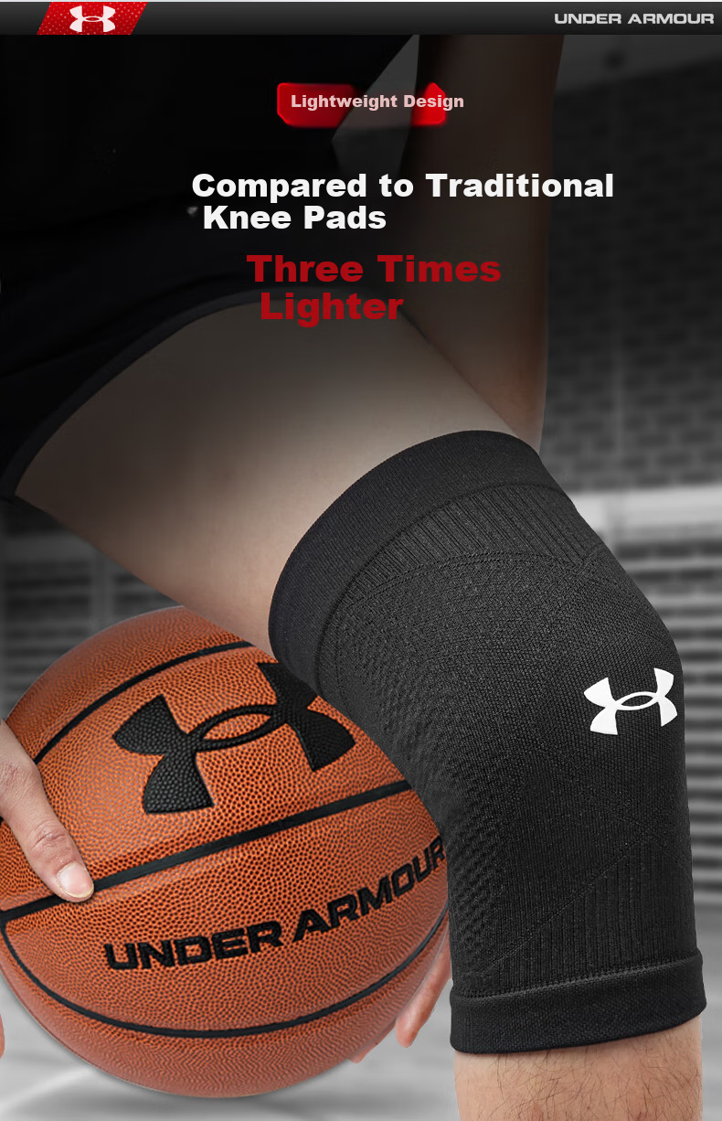 Under Armour Knee Brace for Sports, Basketball, Running, Meniscus, Summer Badminton, Patella, Hiking, Old Cold Legs, Knee Joint Protection Gear 8