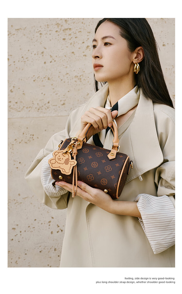 Aokang Women's Trendy Light Luxury Handbag Large Capacity Crossbody Shoulder Bag Birthday Gift for Girlfriend on Women's Day 8