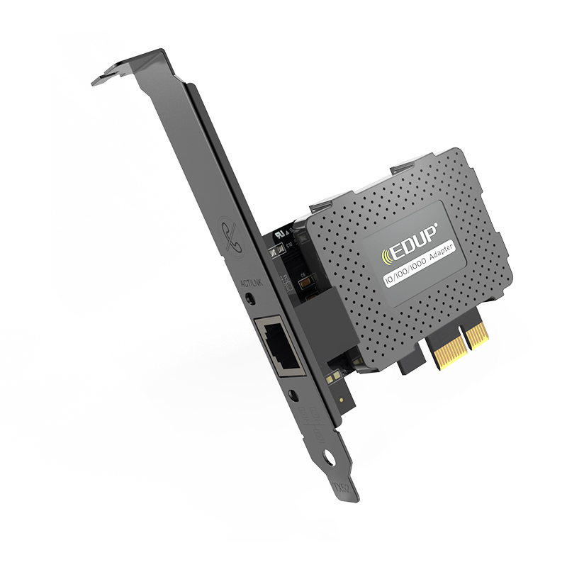 EDUP PCI-E Gigabit Ethernet Card, Supports Remote Wake-Up Function, Desktop Computer Built-In Wired Network Card, Gigabit Network Port Expansion Adaptive Ethernet Card EP-9602GS