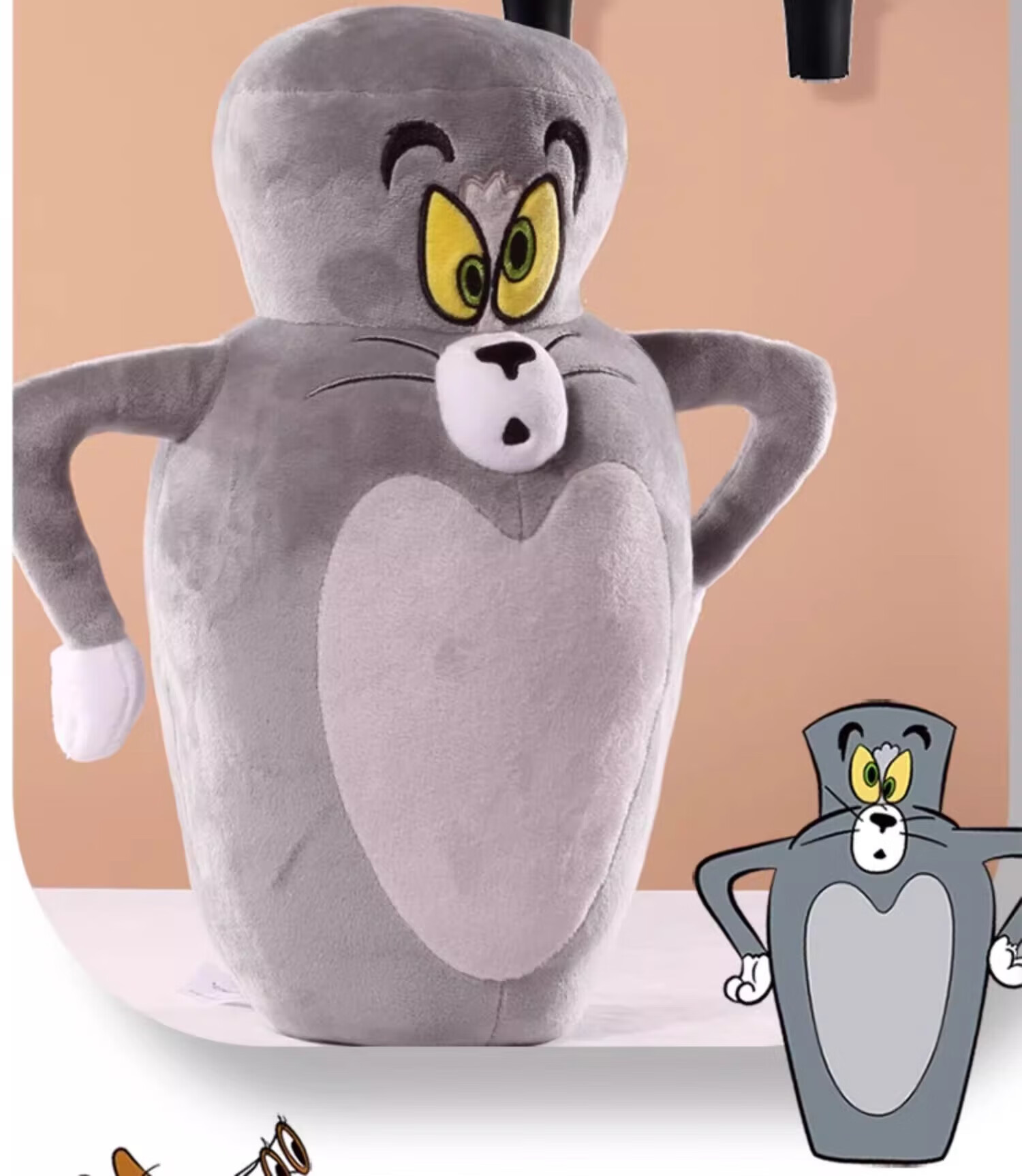 Tom and Jerry Plush Long Body Pillow Sleeping Pillow Girl Hugging Doll Cushion Toy Tom Cat Deluxe Edition 65cm 8