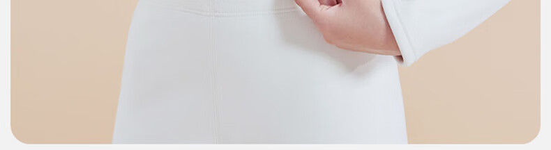 Miiow Women's Thermal Underwear Set Fleece Lined Thickened Wool and Silk Base Layer Autumn Winter Minus 40°C 15