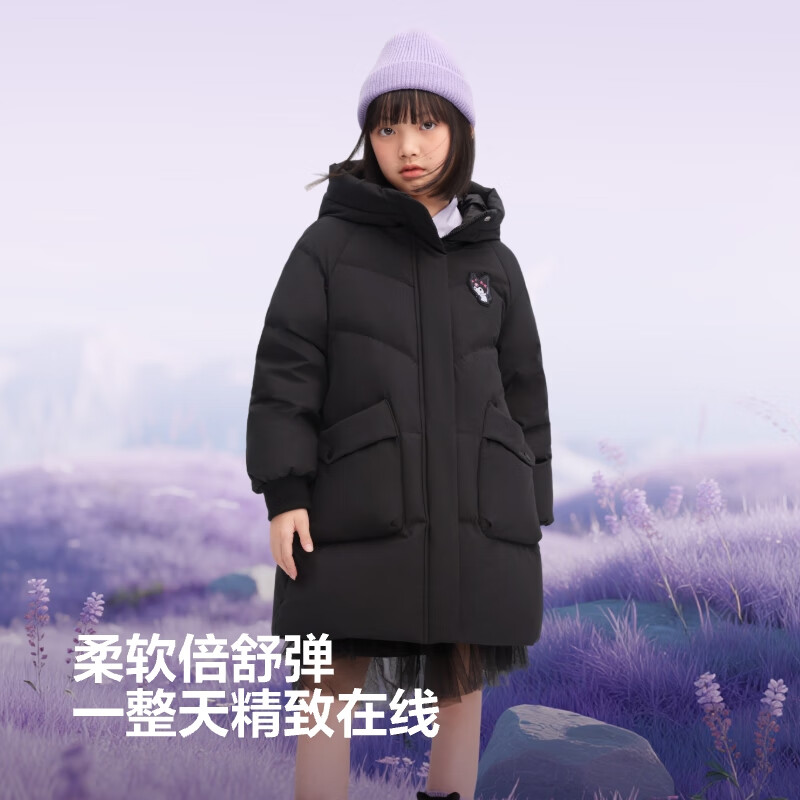 BOSIDENG 25-Year Winter Down Jacket Duck Down Men Women Children 5A Antibacterial Medium Long Thickened Cold-Resistant Hooded Coat