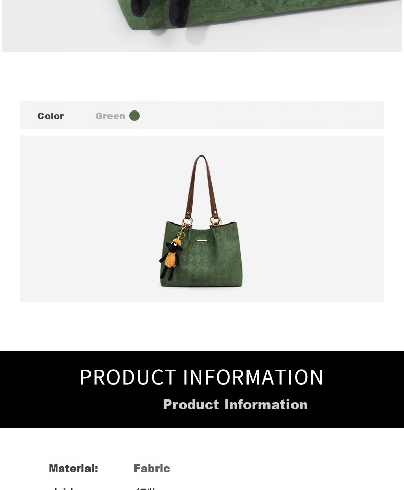 C.BANNER Handbag, Women's Large Capacity Tote Bag, Shoulder Bag, Commuter Practical Birthday Mother's Day Gift, Practical Present for Mom 6