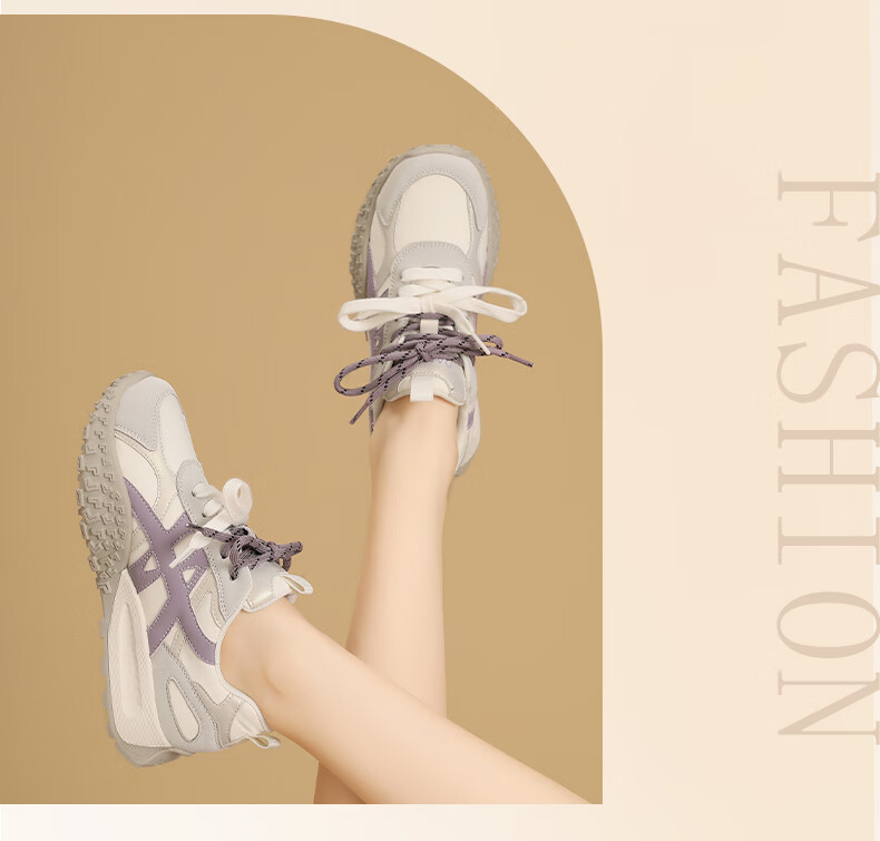 DAPHNE Women's Height Increasing Shoes 2026 New Spring Fashion Casual Thick Sole Breathable Sports Training Shoes 7