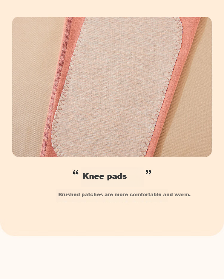 LangSha Women's Thermal Underwear, Autumn And Winter Wool Silk Patch Waist Protection Knee Protection High-Waist Tummy Control Seamless Women's Warm Pants 12