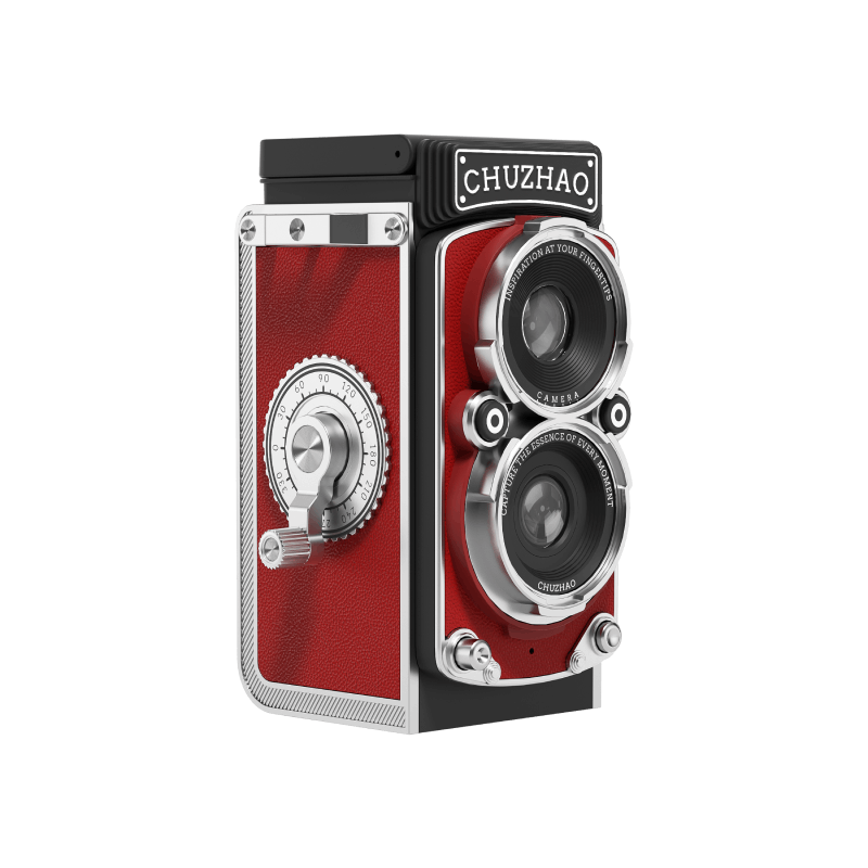 Chuzhao M1 Twin-Lens Reflex Retro Mini Student Digital Camera Travel Campus Pocket Camera Card Camera CCD Birthday Gift for Boys and Girls