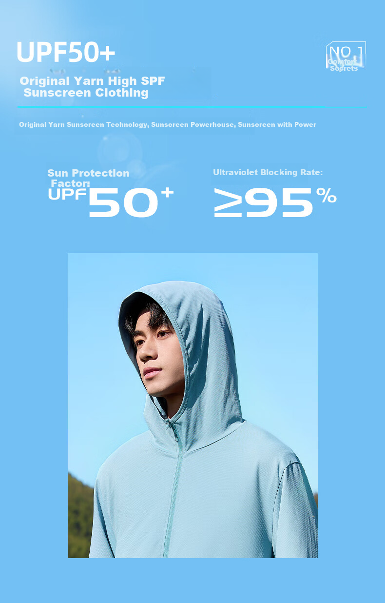 Baleno Sun Protection Jacket for Men And Women, Summer UPF50+ Lightweight Ice Silk Breathable Quick-Dry Hooded Coat, Commuter Long-Sleeve Jacket 5