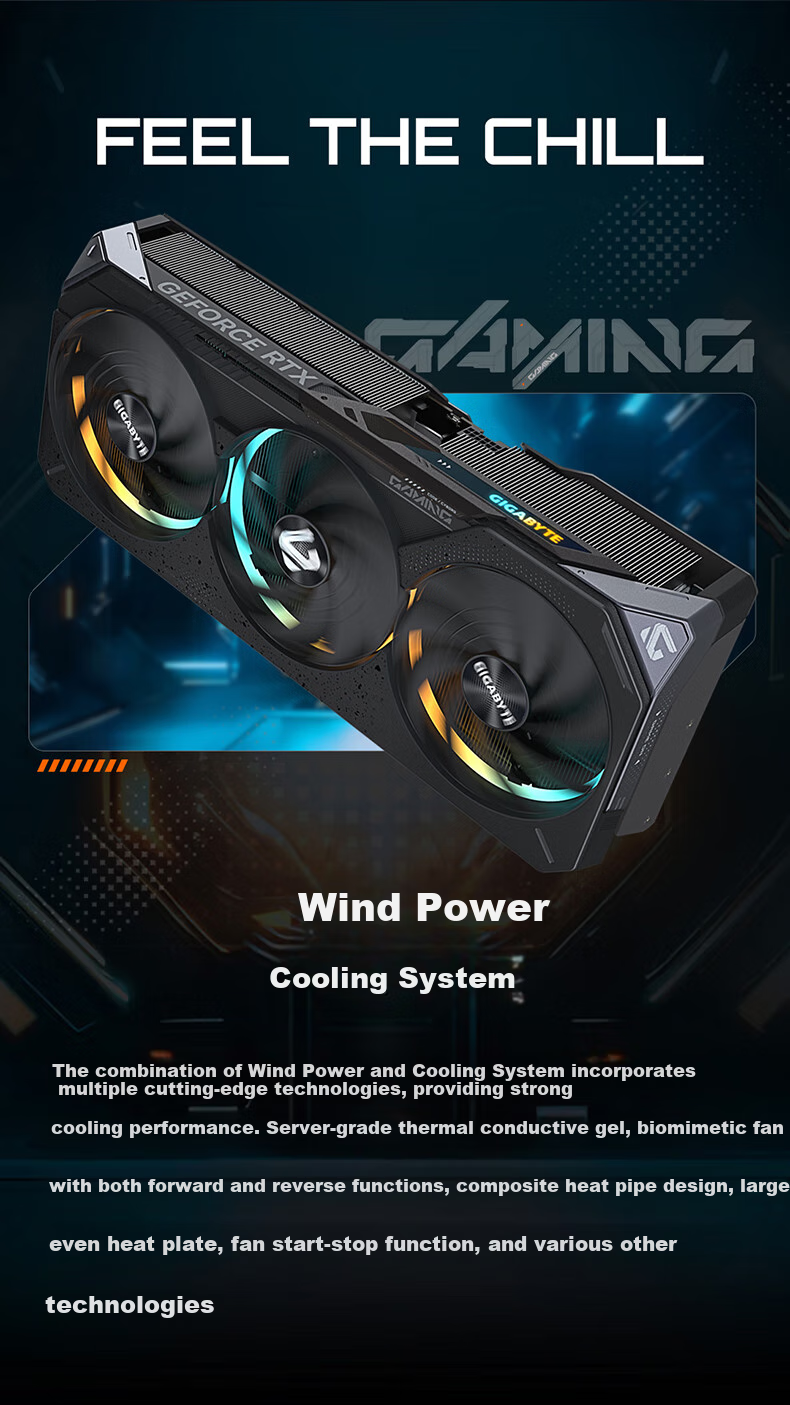 GIGABYTE 5090 D v2 Graphics Card, GeForce RTX 5090 D v2 Gaming 24G DLSS4 E-Sports Gaming Design AI [4-Year Warranty with Registration] 6