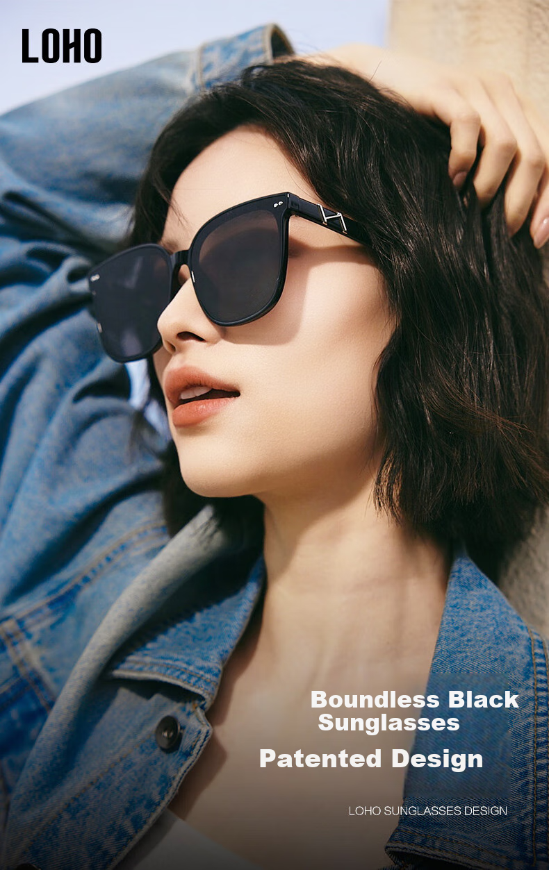 LOHO Polarized Sunglasses for Men, Driving-Specific 2026 New Style, Square Frame UV Protection Glasses for Wome 1