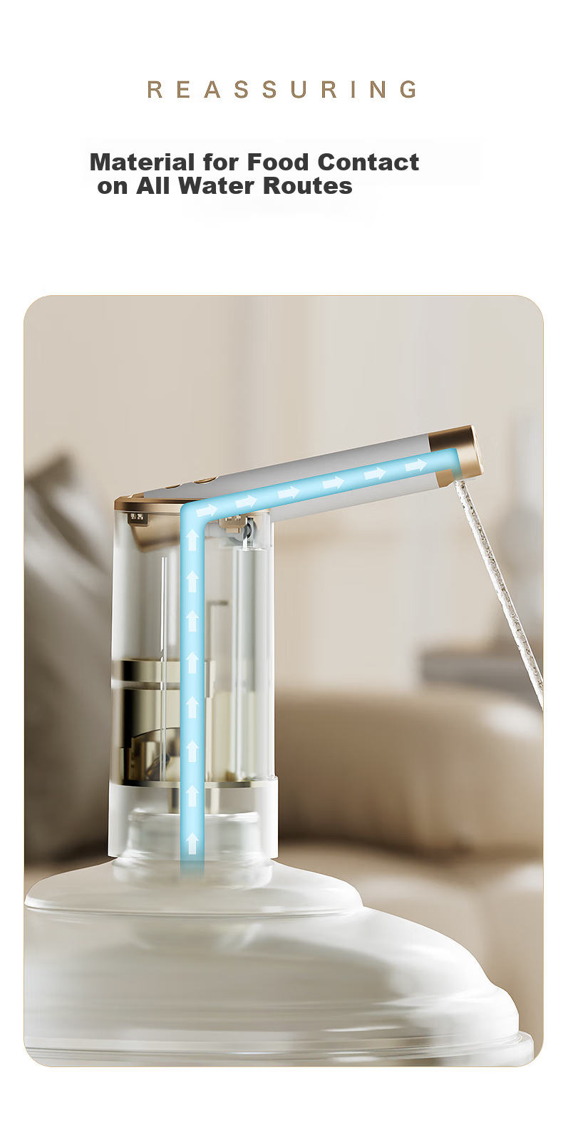 Canjiangjun Water Dispenser Pump for Bottled Water And Desktop Use, Automatic Water Pumping Machine for Home And Office 9