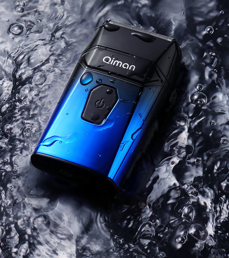 Qiman Whitening Hair Clipper Bald Head Shaving Device Electric Hair Trimmer Razor Reciprocating Shaver Self-Service Barber Shop Salon Professional Oil Head Fade Electric Hair Clipper QM6500 Gradient B 23