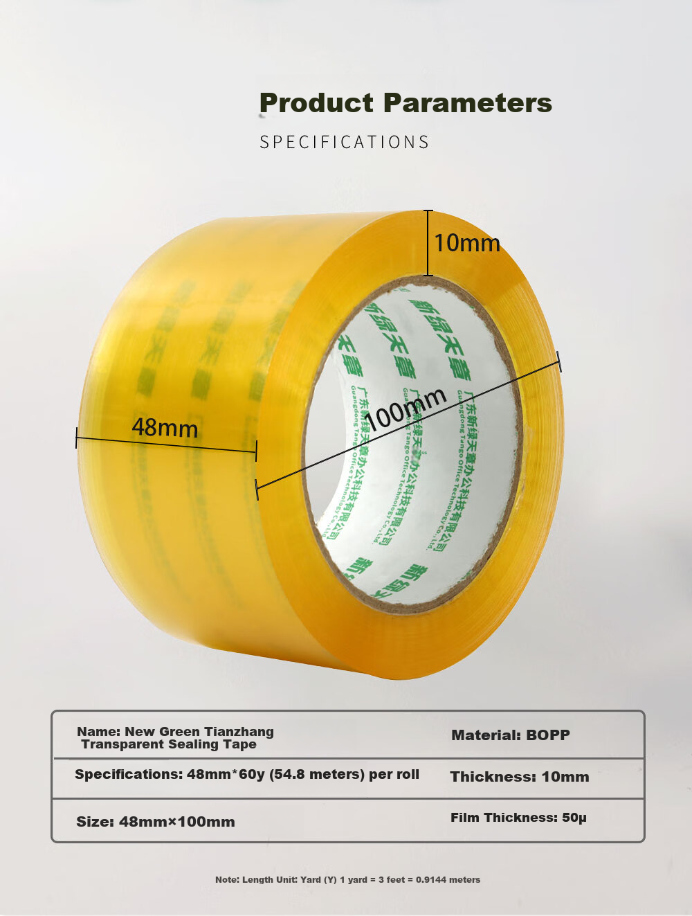 TANGO Ultra-Transparent Tape, 48mm*36.5m, 6 Rolls, 50um High Adhesion, Highly Transparent, for Packaging, Express Delivery, Office And Home Use, Value Pack with Strong Pull Resistance 2