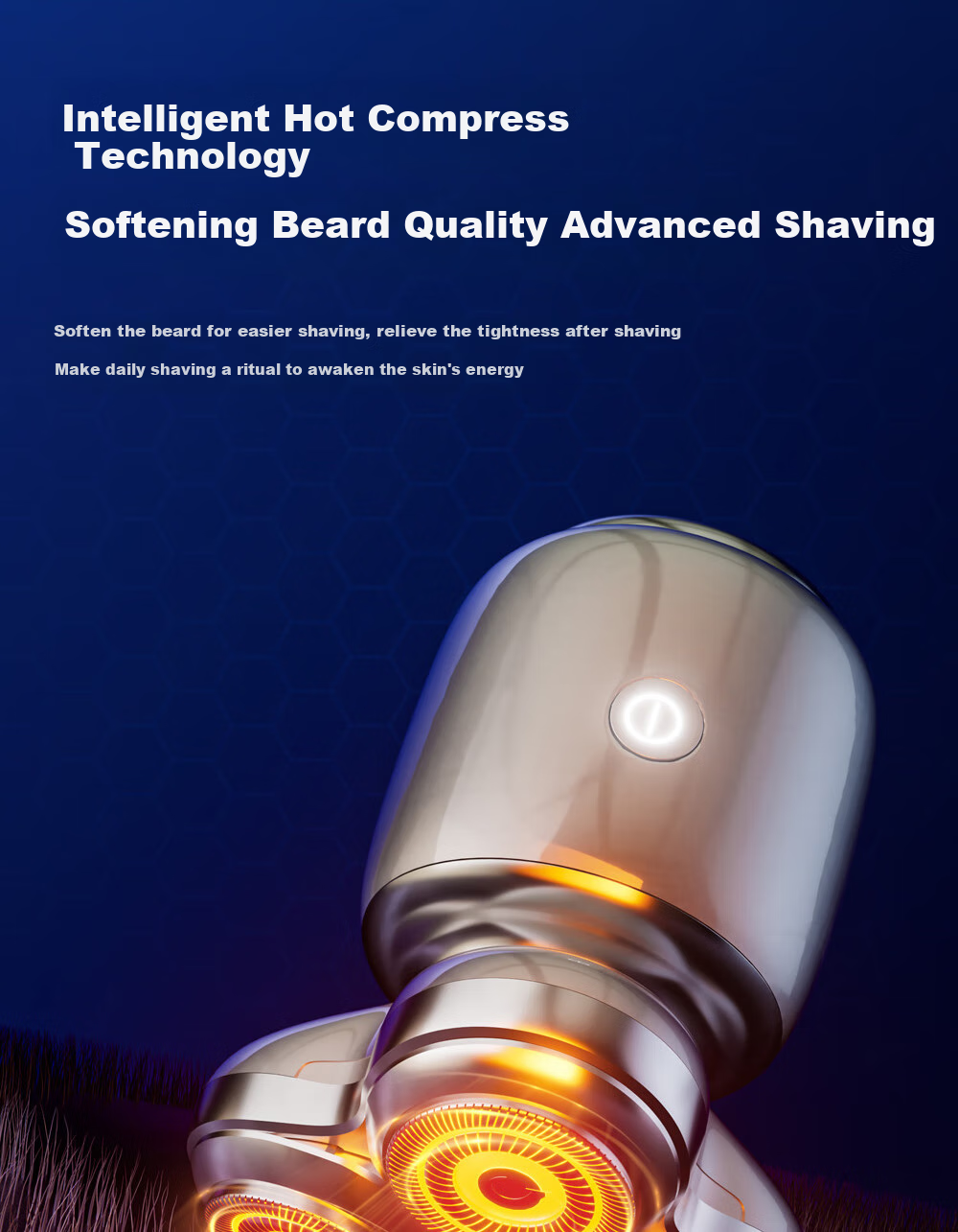 POVOS [Holiday Gift] Mini Electric Shaver T006, Morning Mist Blue, Portable Razor, Smart Sensor Shaving Razor, Birthday Gift for Boyfriend, Husband, Father 18