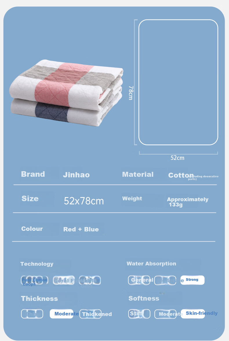 KING SHORE Pure Cotton Pillowcase Set of 2, 3A Grade Antibacterial Double-Layer Gauze Style, Sweat-Absorbing Breathable Adult Couple Pillowcases, Pack of 2 2