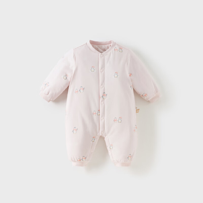 DAVE & BELLA Newborn Knitted Quilted Romper Autumn Winter Baby Girl Boy Infant Jumpsuit