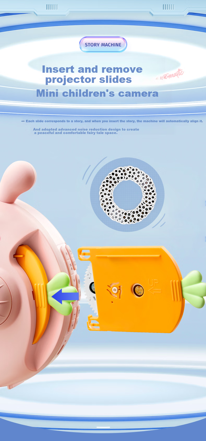 Kufire Children's Projector Story Machine, Birthday Gift for Girls Aged 3-6, Toy for Kids And Teens Aged 6-10, Present for Little Girls And Toddlers 22