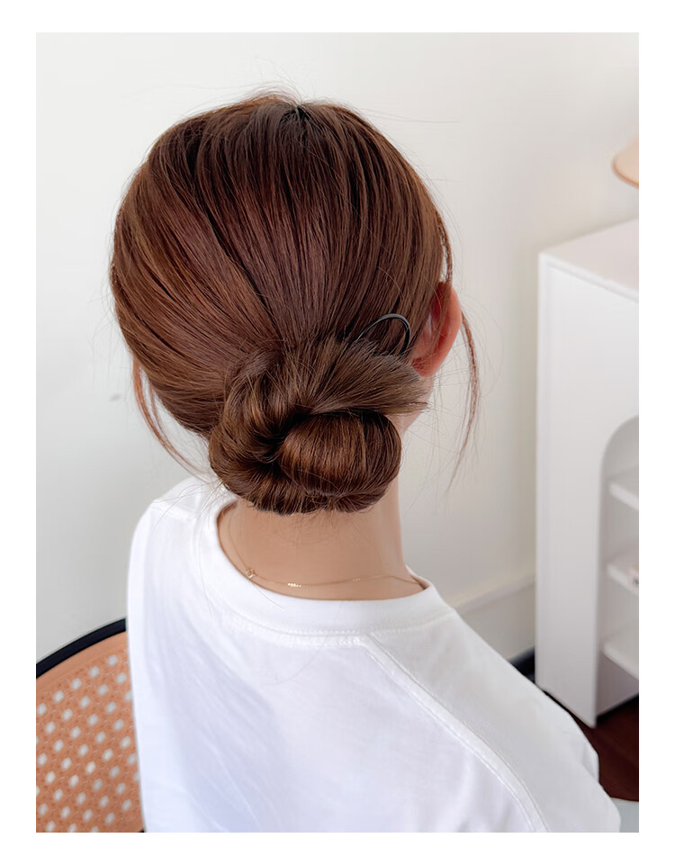 CHIMERA Minimalist Thick U-Shaped Hair Comb Hairpin Invisible Hair Clip for Easy Bun Styling 3