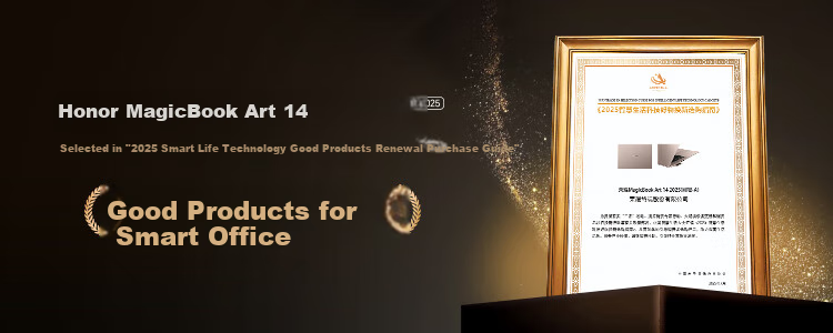 HONOR MagicBook Art14 2025 [Subsidies], Ultra-Thin AI Laptop with Core Ultra5, 32GB RAM + 1TB Storage, 3.1K Display, Eye Protection, Summer Olive Gree 1