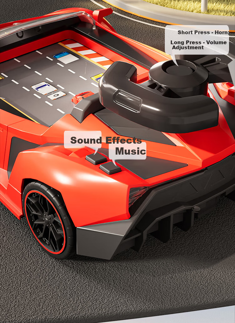 AoZhiJia Children's Toy, for Boys Aged 3-6, Birthday Gift, Racing Adventure Game with Steering Wheel And Controls 14