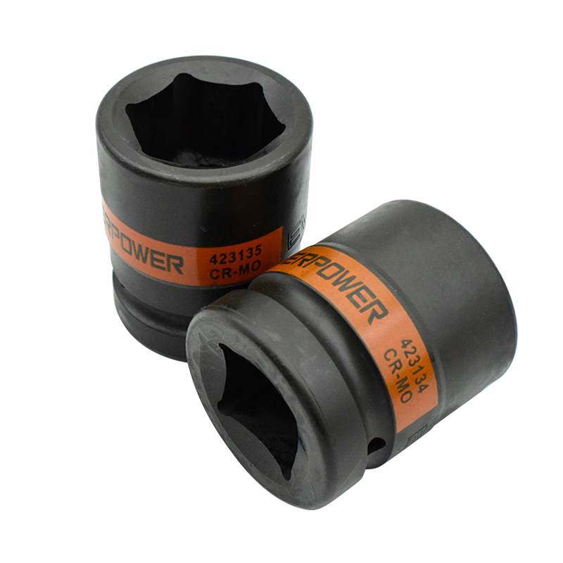 EVER POWER 1-Inch Pneumatic Impact Socket Heavy-Duty Thickened 33mm Air Impact Wrench Socket 423133