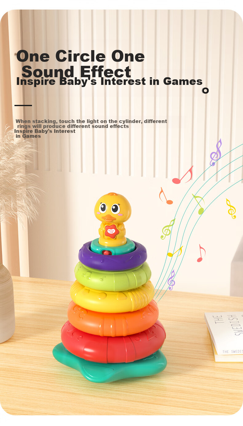 HuiLe Toys Montessori Busy Board Early Education Baby Toy for 1-3 Years Old Boys and Girls Birthday Gift 5