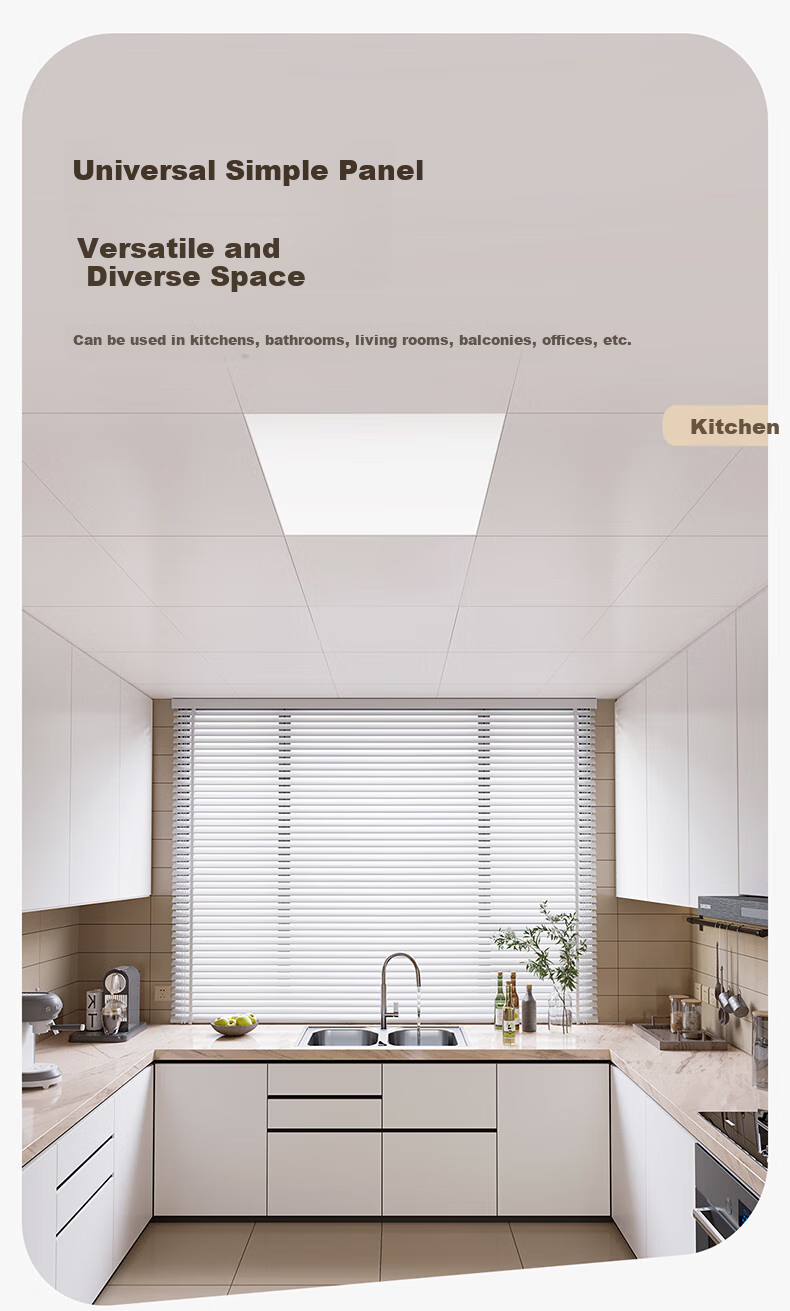 OPPLE Integrated Ceiling Light Panel Light Surface Light Jinyue 36W 300×600 Kitchen Light Bathroom Light Aluminum Buckle Board Light 7
