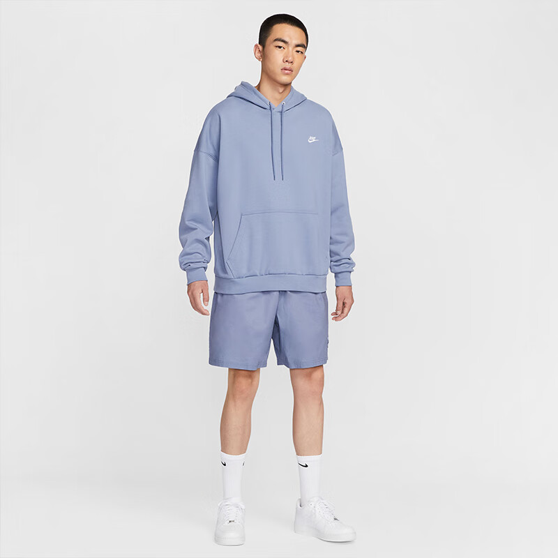 NIKE Men's Hooded Sweatshirt, Casual Sportswear, Pullover HJ1817-063 Silver, XL 3