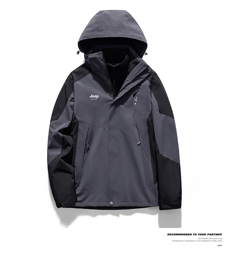 JEEP SPIRIT Men's Outdoor Windproof Jacket Spring Autumn Casual Coat 13