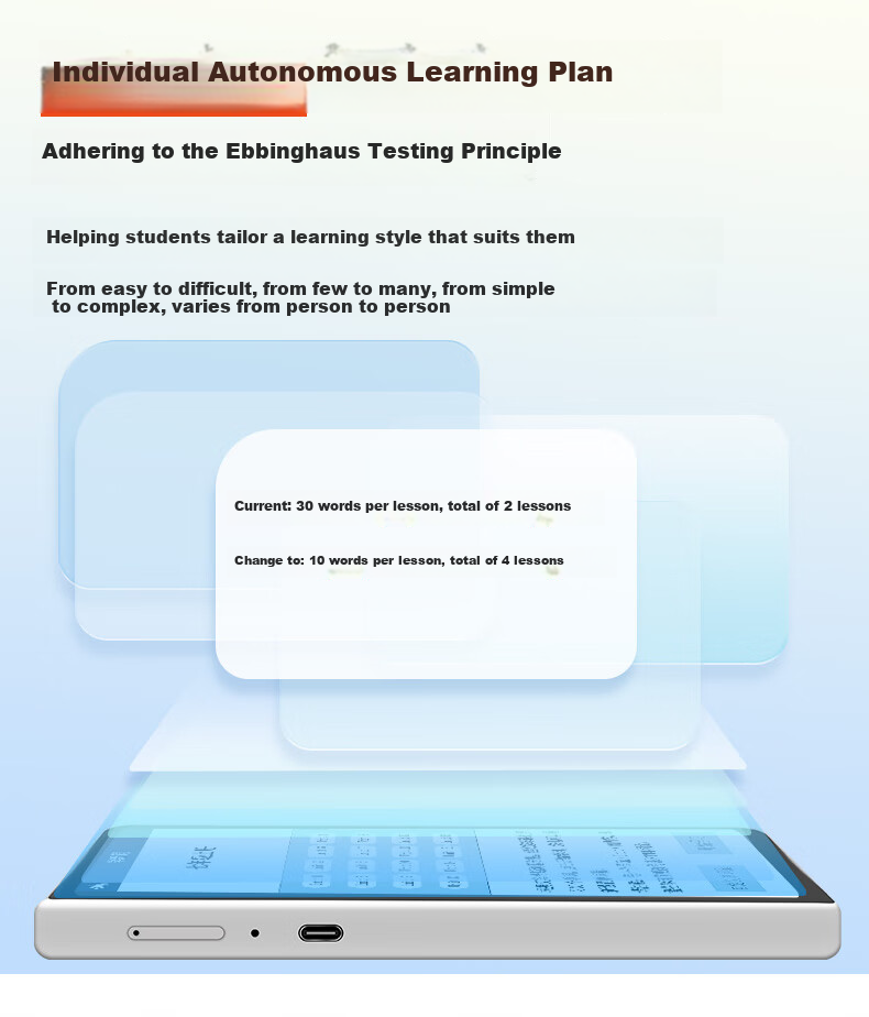 Wenquxing AI Electronic Dictionary A8000 Synchronized with Primary, Middle And High School Textbooks for 2026 New Vocabulary, English-Chinese Dictionary, Example Sentences, Portable Learning Device for Overseas Study And Travel with Large High-Definition Scree 5