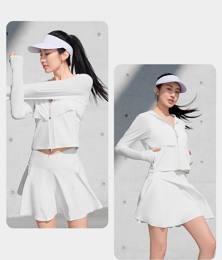 BOSIDENG Summer National Standard Fashion Original Yarn Women's Sun Protection Jacket UPF40+ UV Protection Slim Fit Coat 27