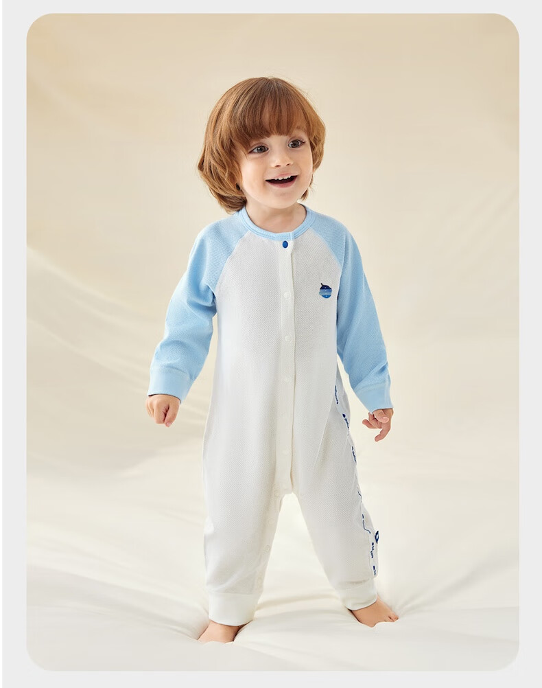 Babycare Camellia Onesie, Baby Romper, Full Moon Newborn Onesie, Infant Bodysuit, Baby Clothes, Moonlight White, 66cm 25