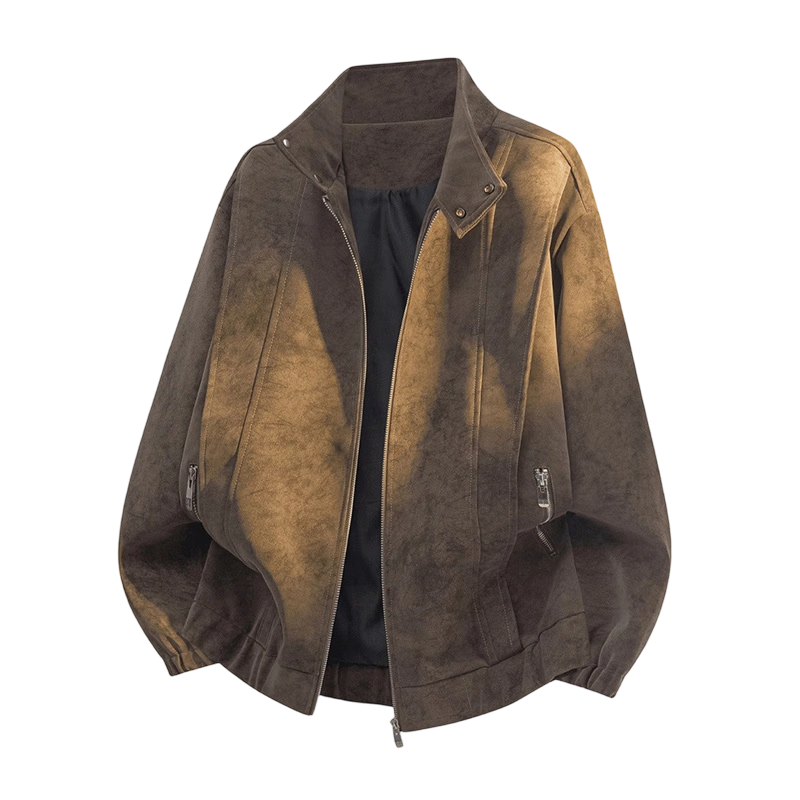 JEEP SPIRIT Men's Leather Jacket Autumn Winter High-end Casual Sports American Style