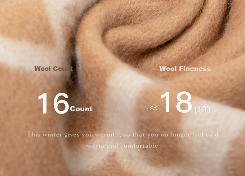 Siggi Wool Scarf for Women, Autumn And Winter Letter Shawl, Thickened Warm Simple Neck Wrap, Birthday Christmas Gift Box Set for Wome 4