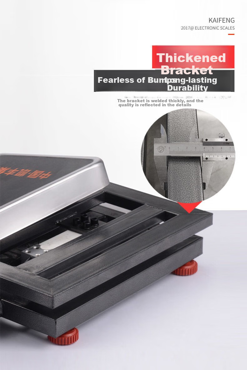 Kaifeng Electronic Scale, Commercial Small Platform Scale, 100kg/150kg Capacity, Precise Weighing, Industrial Use, 300kg/200lb Scale 3
