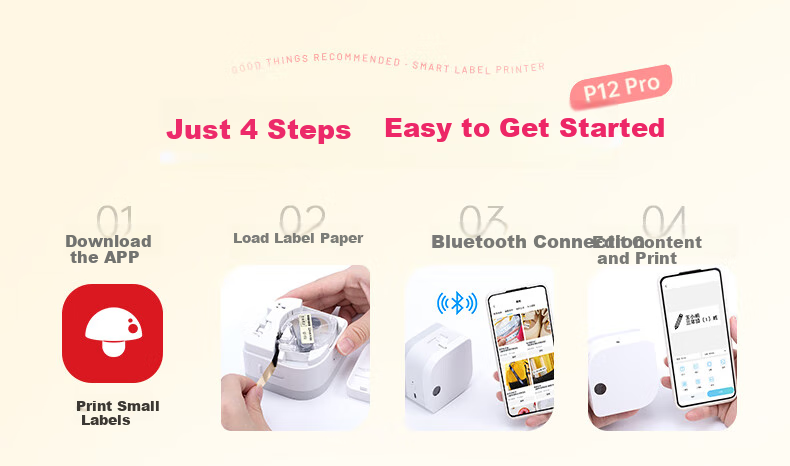 Aimo P12pro Name Label Set, Kindergarten And Elementary School Opening Name Stickers, Printer-Friendly Waterproof Non-Fading Labels, Baby And Children's Iron-On Clothes, School Preparation And Home Use 10