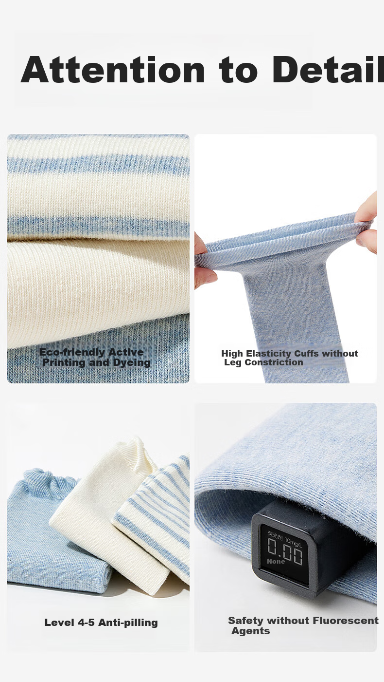Beibi Baby Knee Socks, Pure Cotton, Autumn Season, Newborns, Small Age Infants, Long Tube Leg Guards, Infant Crawling, Non-Binding Legs 5
