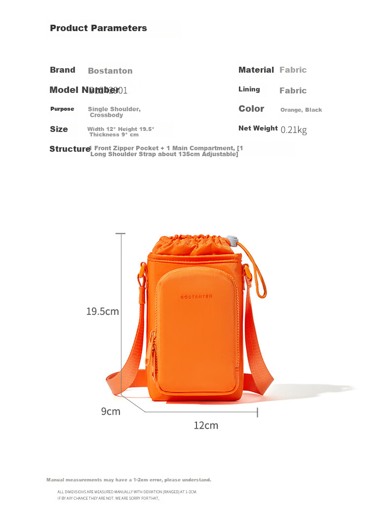 BOSTANTEN , BOSTANTEN Cycling Waist Bag, Phone Bag for Women, Lightweight Water Bottle Bag, Sports Yoga Shoulder Crossbody Mini Bag for Me 3