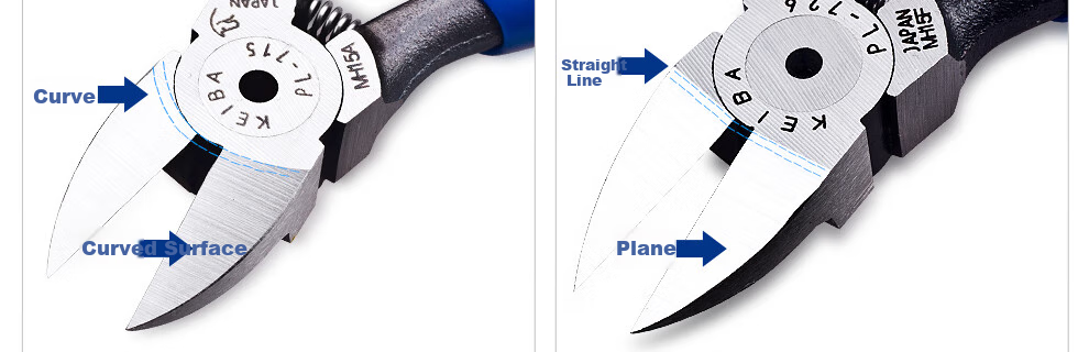 KEIBA Japanese Imported Model Plastic Water Pipe Pliers, Diagonal Cutting Pliers, Side-Cutting Pliers, PL-717 12