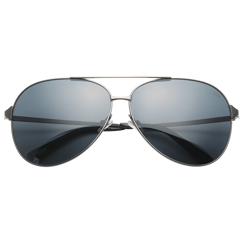 LOHO Men's Polarized Cycling Driving Sunglasses Pilot Fashion HD Metal Frame Fishing Car Glasses